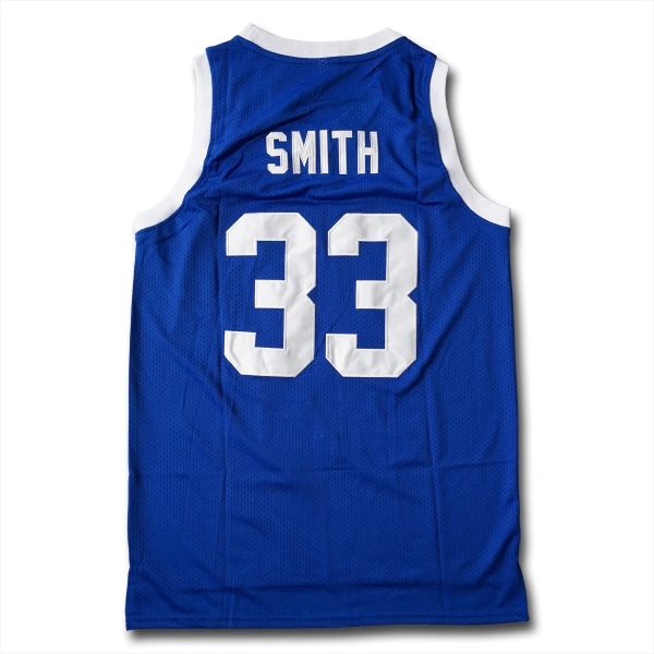 Will Smith #33 Basketball Jersey B-Ball Jam 1991 Blue Will Smith L