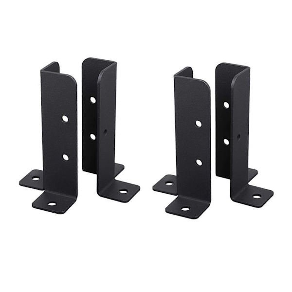 Gjerdepålehette Multifunksjonell Hagebrakett for Utendørs Hage 4pcs