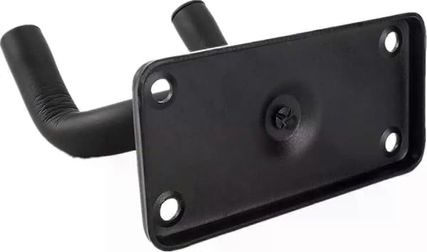 Set med 2 Gitarr Väggkrokar Svart Gitarr Väggkrok Metallhållare för Gitarr Banjo Ukulele