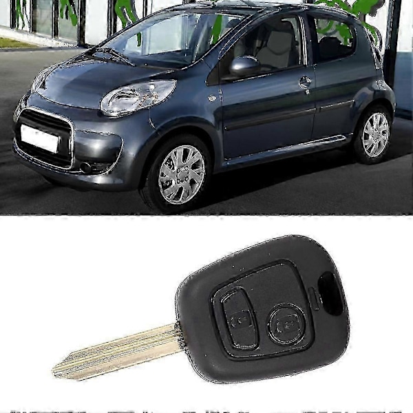 Bilnyckel Fodral 2 Knappar ABS Skydd Tillbehör Passar Citroen C1 C2 C3 C4 Xsara Picasso