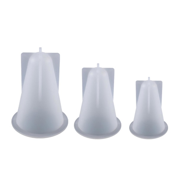 Kegle Ring Beslag Silikoneform Diy Krystal Epoxy Ringholder Form Til Smykke Display Stand Fremstilling Dekorativt Håndværk-fg