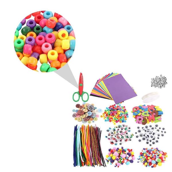 DIY-pysselmaterial för småbarn Chenille Stjälkar Pysseltillverkning Polyestermaterial För Barn Vän Träffar 1 Set