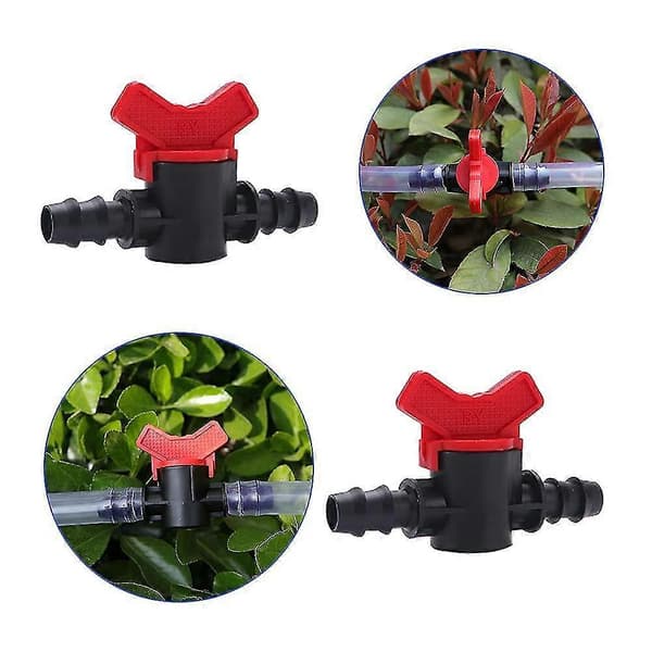 Irrigationsventil, Irrigationsrørventil, PE Plastik Havehane, til 16mm slange