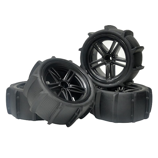 4st 115mm Snö Sand Däck Hjul För Xinlehong 9125 9116 Xlf X03 X04 124019 104001 104009 Rc Ca
