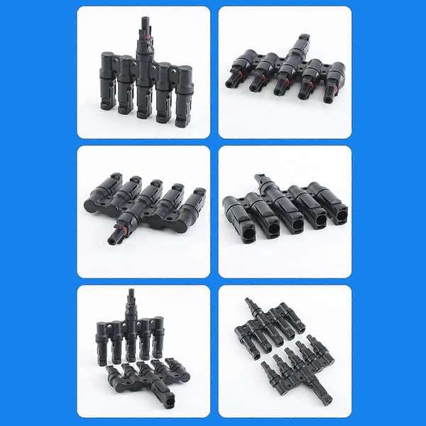 6 til 1 Solar PV-stik 1500v 50a parallelforbindelse