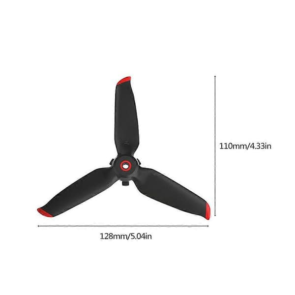 för FPV Combo Mini Obemannad Fjärrkontroll Flygplan Propellerblad Propeller