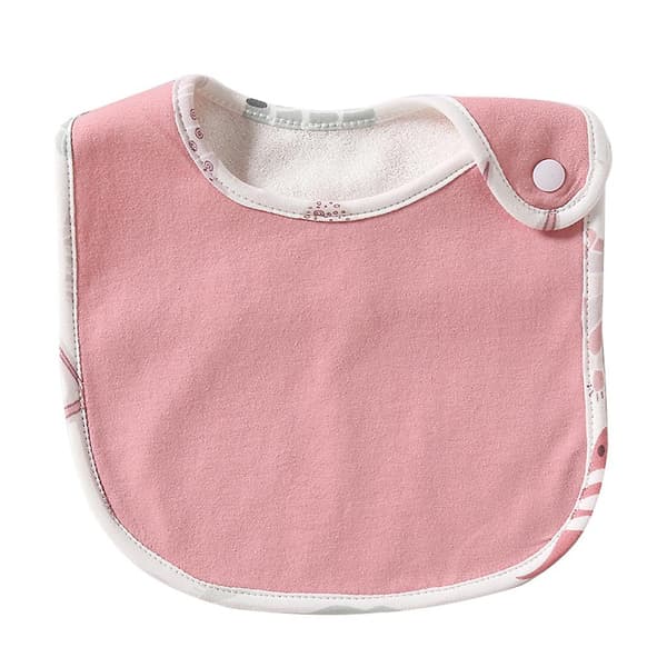 Boho Baby Unisex Bomulls Haklappar Med Bomull För Äta Blommor Tryck