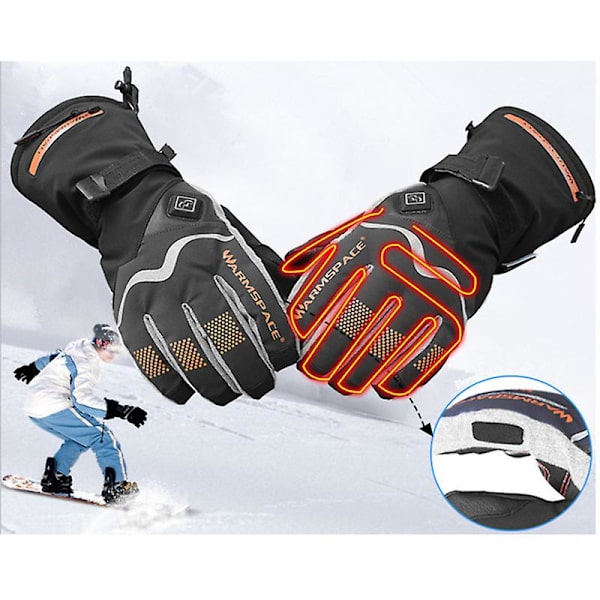 Evago Hand Protector Lämmityshanskat, Lämpöä hengittävät Lämpöä koskettavat lämpöä säätelevät käsineet, Vedenpitävät Viiden sormen käden takalataus ja H M
