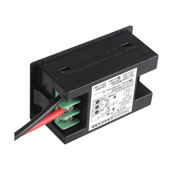 100V Digital Display AC Dobbel Display Spenningsamperemeter LED Digital Voltmeter Digital Display Amperemeter Hode Høy Presisjon