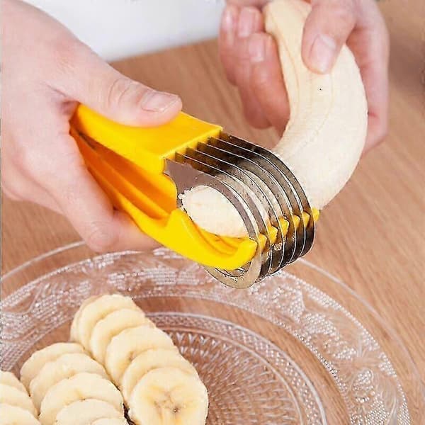 Bananakutter i rustfritt stål Frukt Pølse Kutter