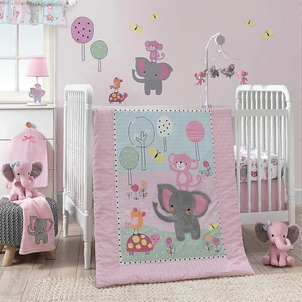 Rosa Elefant Plysch, Hazel, 1 (Förpackning med 1)