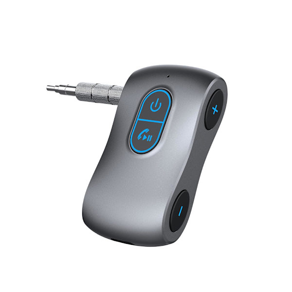 Aux Bluetooth Adapter til Bil, Bluetooth 5.3 Sender Modtager Støjreducerende, Bærbar 3.5mm Aux Bluetooth Adapter Håndfri