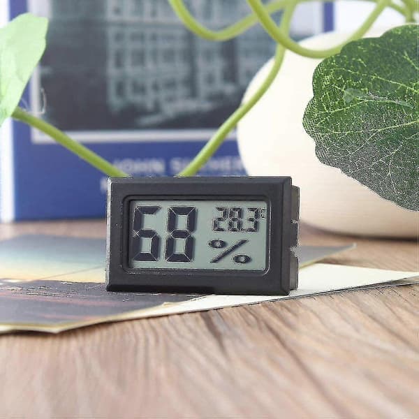 5-pack Mini Hygrometer Liten Digital Termometer Hygrometer LCD-skärm Inomhus
