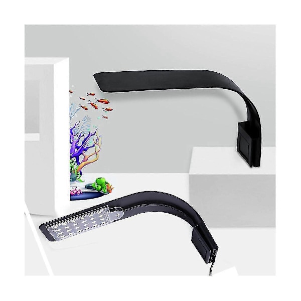 X5 Akvarielys til akvarium med fisk og planter 10w LED-lys til akvarium LED-belysning Anti-dug C