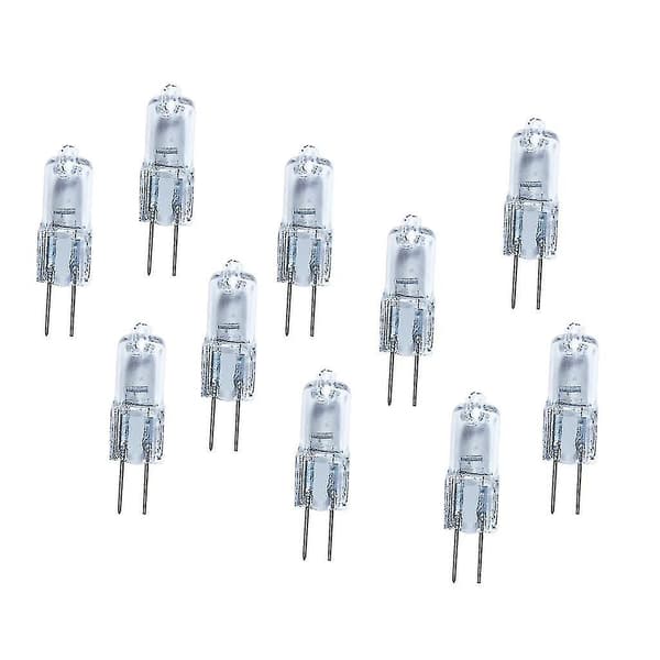 10-pack Super Bright G4 6V 10W Volfram Halogen Bas Glödlampa