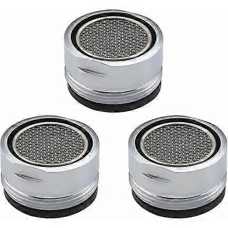 3-pakks vannbesparende kranfilter Krantilbehør Diffuser kranfilter med pakninger for kjøkken og bad