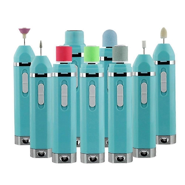 Allt-i-1 nagellacksset portabel nagellackspenna polermaskin med rakhuvud BZ-3561 utan batteriförsändelse