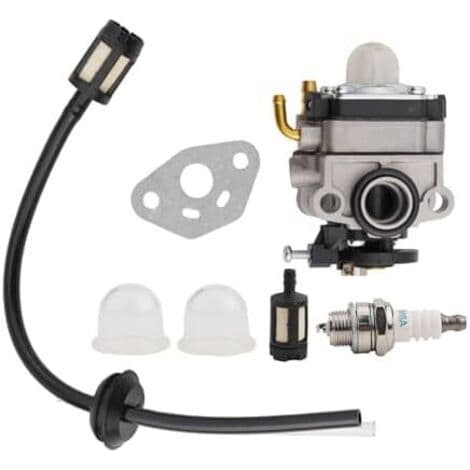 Forgasser erstatningssett for 1E34F 25CC H129-1C1 gresstrimmer med pakning, drivstoffledning, primer A.