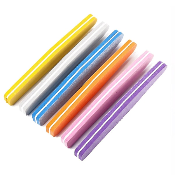 Nagelfil Nagelfil 8-delars Set Poleringsremsa Manikyrfil Poleringsremsa