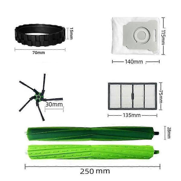 Reservedele til S9 (9150) S9+ S9 Plus (9550) S Series Connected Robotstøvsuger Kits