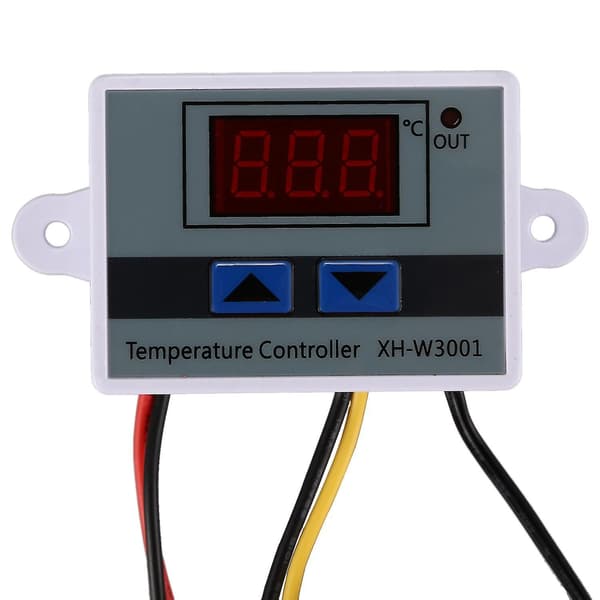 3 stk 220v 10a Digital LED Temperaturkontroller Termostat Kontrollbryter Probe
