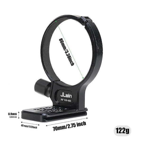 Objektiv Mount Tripod Ring Quick Release Tripod Krave til RF100-400mm F/5.6-8IS Objektiv Tripod Ring-YuJia