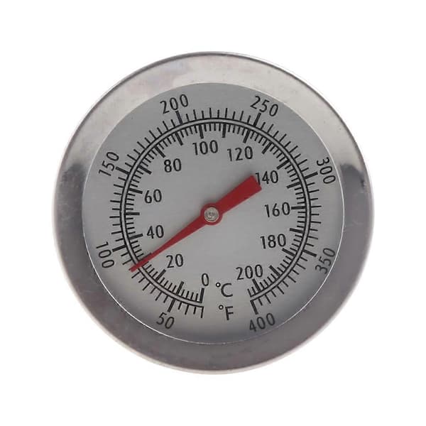 Stegetermometer i rustfrit stål til ovn, mad, kød, 200C