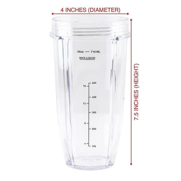 Blender Reservedele til Ninja, 24oz Kop 7 Fin Udtræksblad, til Nutri Ninja Auto Iq Bn801