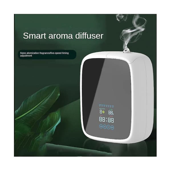 500 ml Diffuser Hotell Luftfrisker Veggmontert Eterisk Olje Diffuser Vannfri Duftmaskin Svart