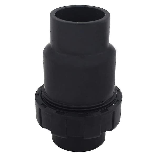 40mm Kulbackventil PVC Vattenbackventil Backflödesskydd Poolventil (innerdiameter 40mm), Svart