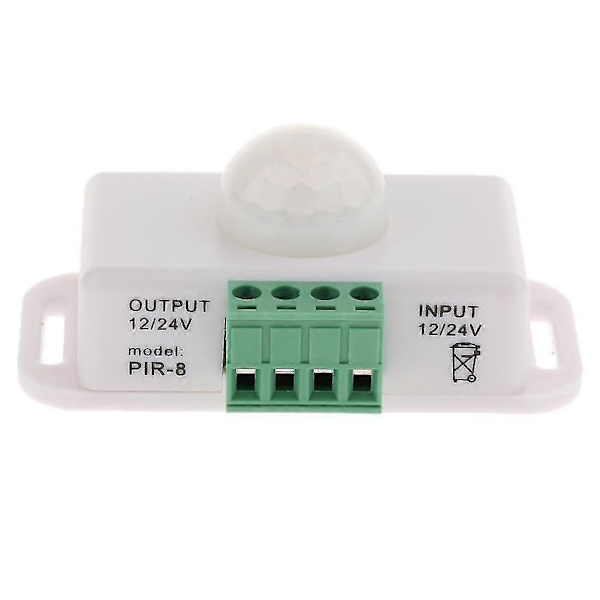 DC 12V 24V PIR Sensor LED Dimmer Switch Rörelses Infraröd Switch