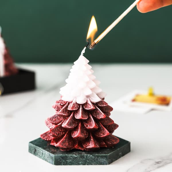 Juletre Pinecone Duft Aromaterapi Lys For Reise Hjem Bryllup