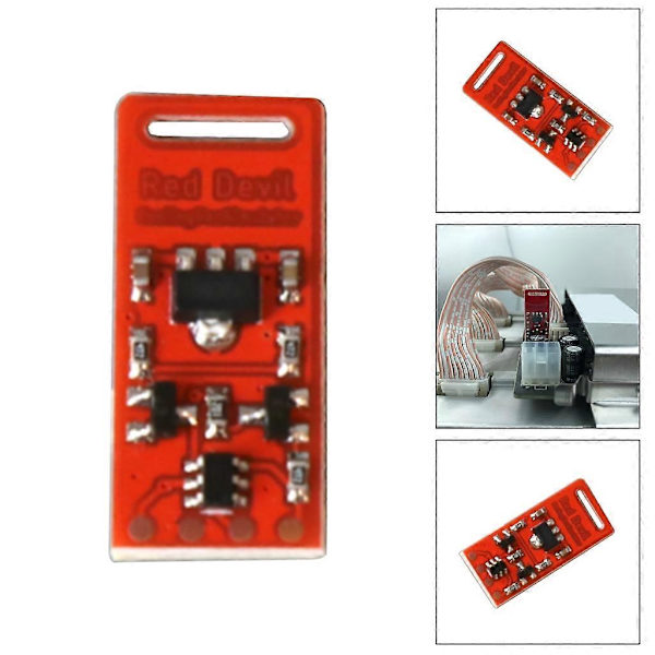 Red Devils Analog Hastighetsenhet In-line Version 12V PWM Fläkthastighetssimulator