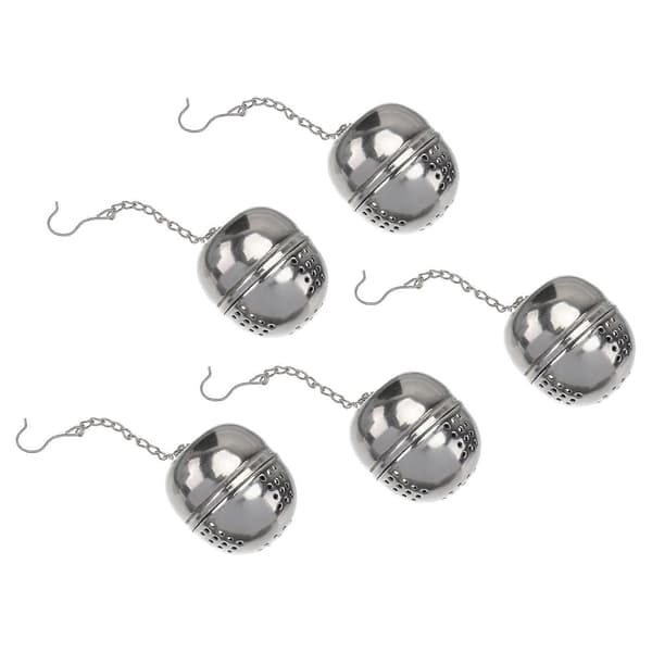 Te-si i rustfrit stål, voksne, hjemme-infusionsfilter, 5 stk.