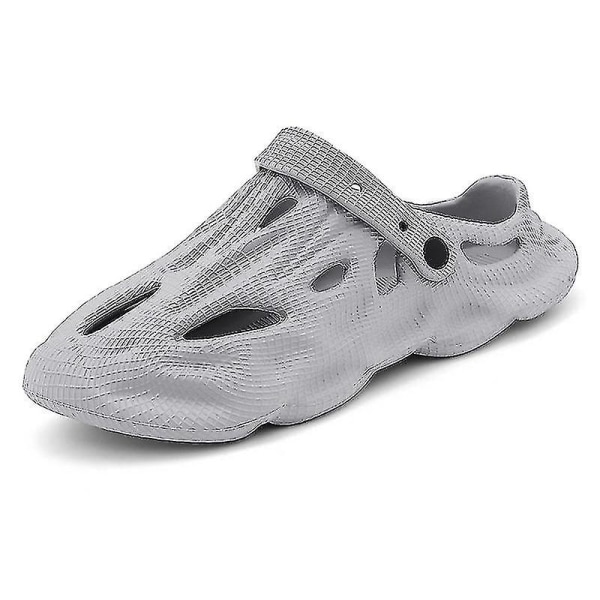 Sommar Herr Tofflor Bekväma plattform Utomhussandaler 2023 Strandtofflor Flip Flops Man Inomhus Hem Rutschkanor Badrumsskor Gray 41