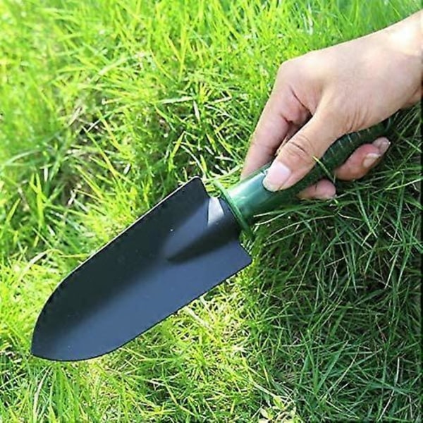 Stk Mini Skovl Rive Spade DIY Haveværktøj Sæt Blomster Lugning Bonsai Værktøj Plastikhåndtag Håndlavet til Haveartikler 4 stk
