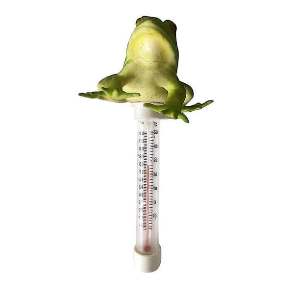 Flytande Skämt Pool Termometer Splittringsresistent Badkar Vattenmätare Frog