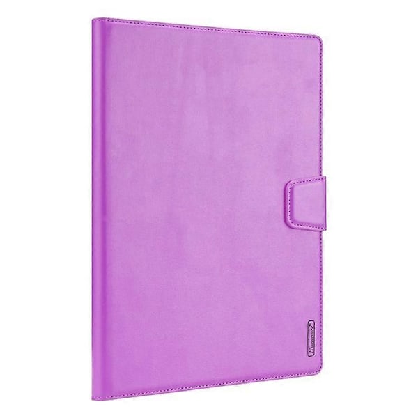 HANMAN Mill Series Kompatibel med iPad Pro 11-tommer (2018) / (2020) / (2021) / iPad Air (2020) / (2022) Stødsikkert PU Læder Cover Purple