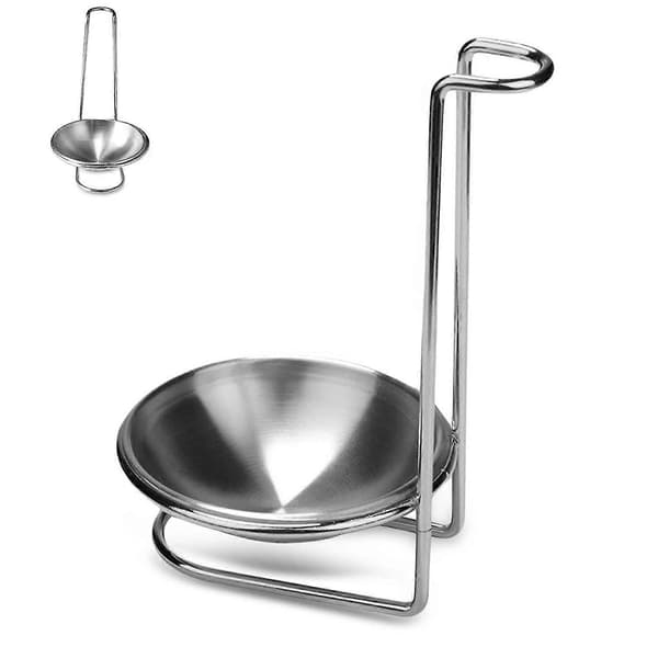 Rustfritt stål skjeholder vertikal holder for suppeøse