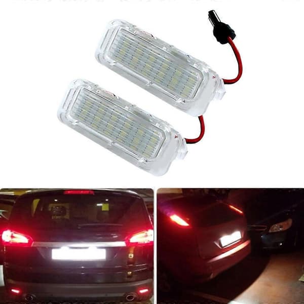 Bageste nummerpladelygter Lampe Fuld LED Nummerpladelygte Samling CAN-bus 12V