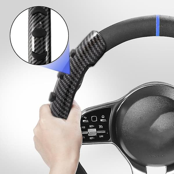 1 par Kolfibermönster Ratt Halkfritt Skydd Modifiering Boost Silikonfodral Interiörtillbehör