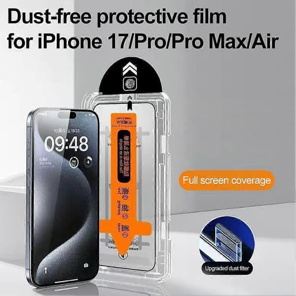 Pölytön Helppo Asennus Näytönsuoja iPhone 17 16 Pro Max/17 Pro/17 A