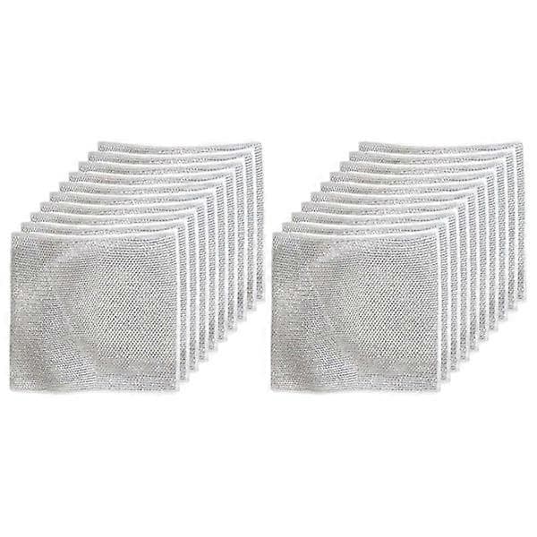 20x Grå Multifunktionella Metalliska Disktrasor Premium Nylon
