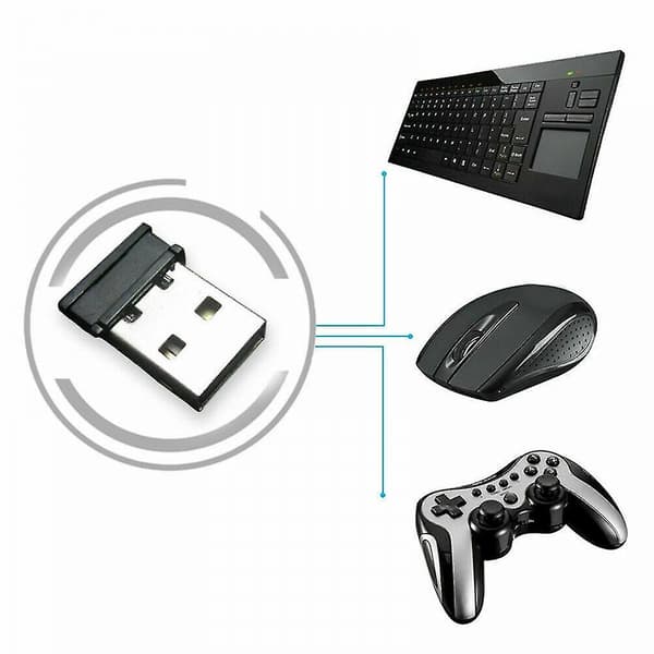 Universal 2.4g trådløs mottaker USB-adapter for datamus tastatur koble til OSV