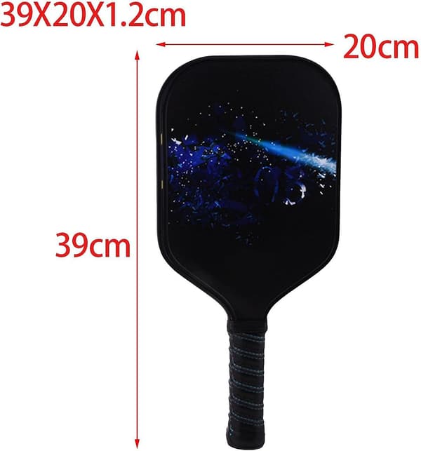 Pickleball Paddle, Honeycomb Core, Glasfiberflade, Indendørs/Udendørs Brug