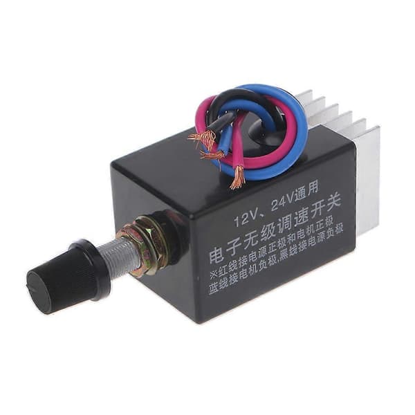 Motorhastighetskontroller Bryter Lastebilvifte Varmeapparat Kontroll Defroster DC 12V 24V