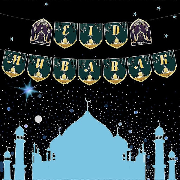 Ramadan Eid Mubarak riippuva koriste, vedettävä kukka