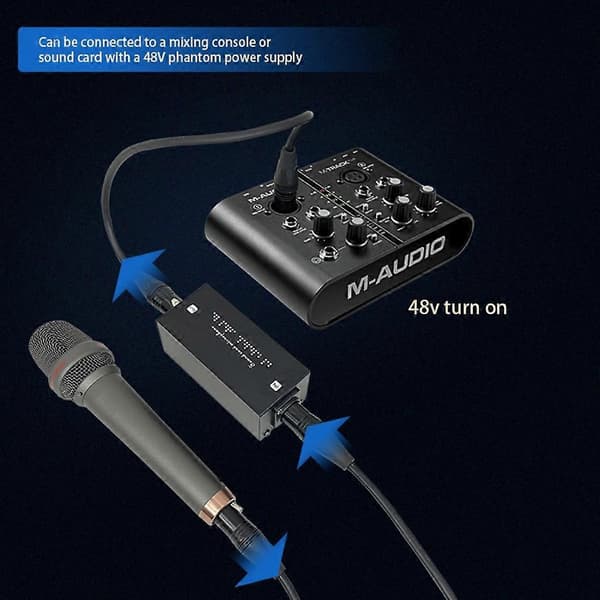 Dynamisk Preamp Clean Gain, Dynamisk Mikrofonforforsterker for Klare Opptak