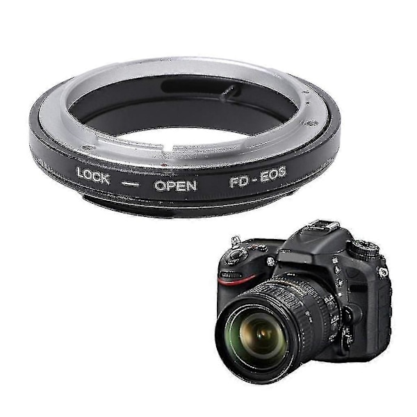 Fd-eos -sovitinrengas Canon Fd -objektiiville Ef Eos -kiinnitteiseen kameraan/videokameraan, uusi