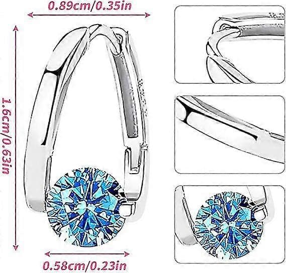 3 Par Lymphvity Germanium Øreringe, Afstoppede Lymfeknuder Magnetoterapi Hoops, Lymphvity Magnetisk Terapi Germanium Øreringe Kvinder